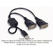 Cable USB a doble serial DB9